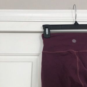 Athleta Maroon Leggings